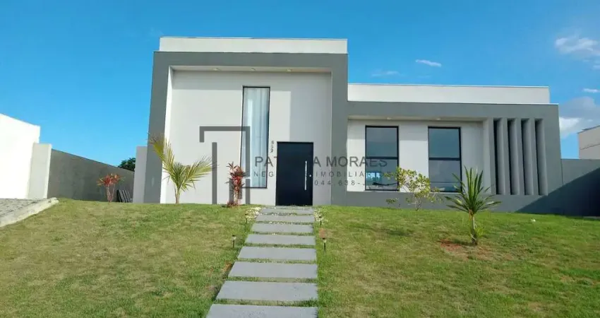 Linda casa térrea com 162 m², 3 dormit, no Village Ipanema 2 em Araçoiaba