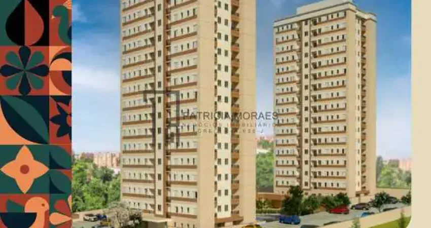 Seu Novo Lar: Morada do Horto: Apto 47m² ou 52m², 2 dormit. opção 1 suíte