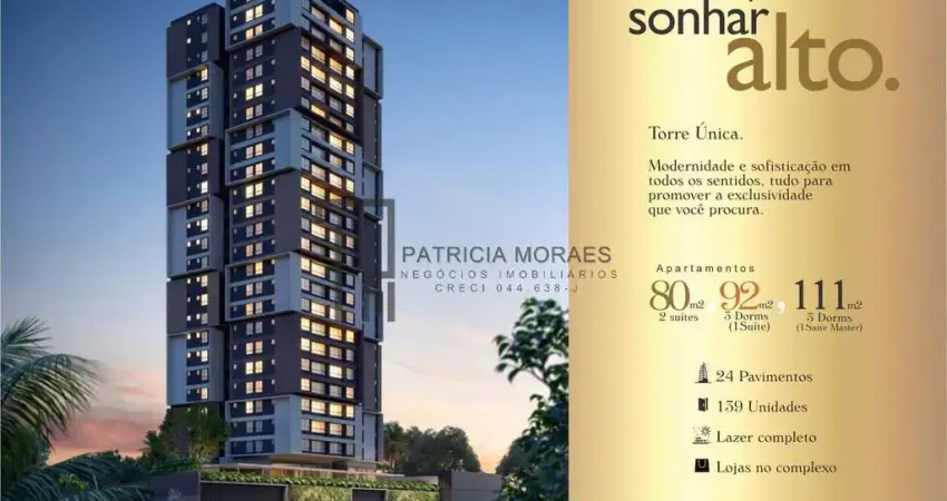 Apartamento 111 m², 3 dormit. 1 suíte no Mangal, Villa Cairu Home e Resort