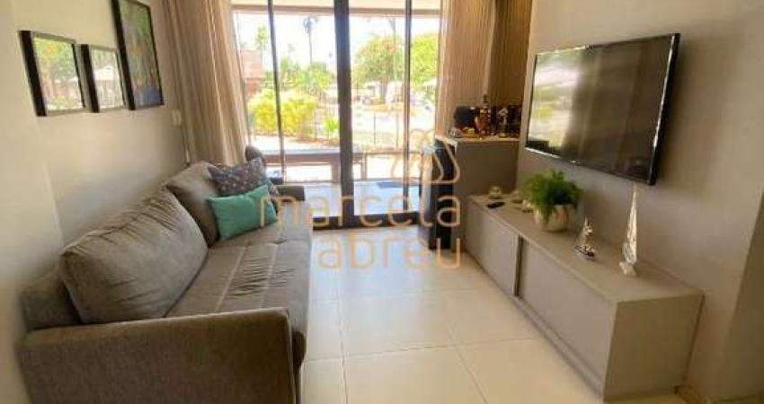 Vende-se flat de 62m&#178; na Beira Mar de Muro Alto