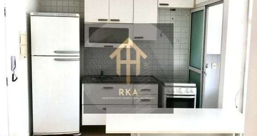 Apartamento com 1 dormitório para alugar, 37 m² por R$ 3.660,94/mês - Brooklin Paulista - São Paulo