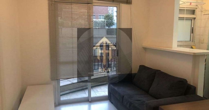 Apartamento com 1 dormitório para alugar, 37 m² por R$ 4.882,00/mês - Vila Nova Conceição - São Pau