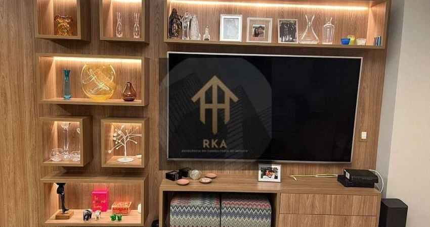 Apartamento com 1 dormitório para alugar, 84 m² por R$ 11.899/mês - Brooklin - São Paulo/SP