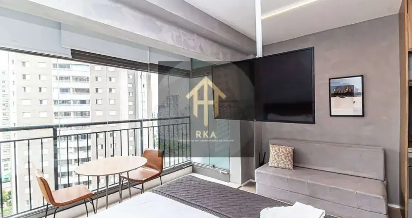 Studio com 1 dormitório à venda, 25 m² por r$ 539.000,00- moema - são paulo/sp