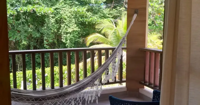 Apartamento superior de 2 quartos a apenas 50 metros do rio e da praia em imbassai