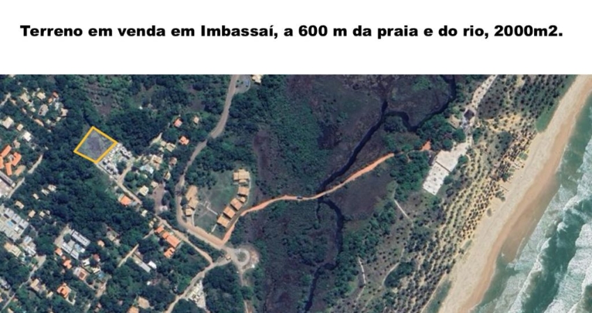 Vende-se terreno de 2.000m² em Imbassaí – Excelente oportunidade!