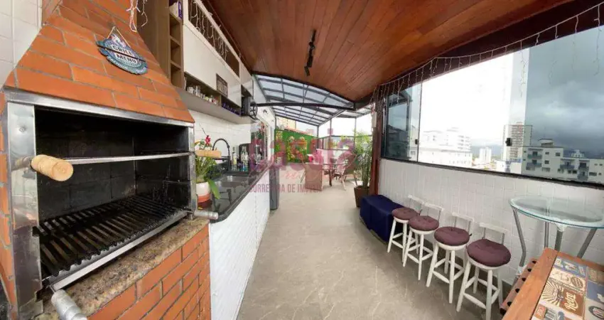 Cobertura com 3 quartos, Caiçara, Praia Grande - R$ 780 mil, Cod: 4695