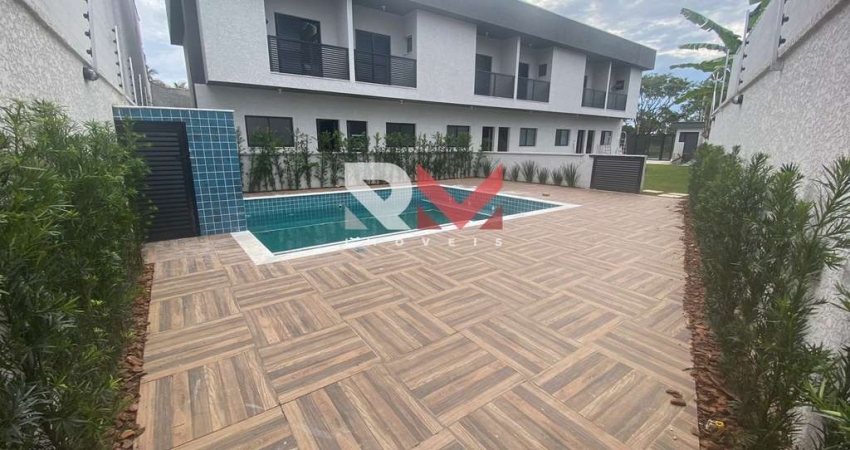 Casa elegante, bem projetada em condomínio, á 300 metros da praia em Itanhaém – SP.