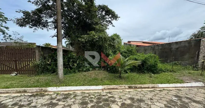 Terreno cercado apenas 300 metros da praia em Itanhaém bairro Jamaica