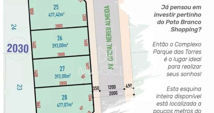 Terreno na frente do Shopping para construir edifício  - TE270