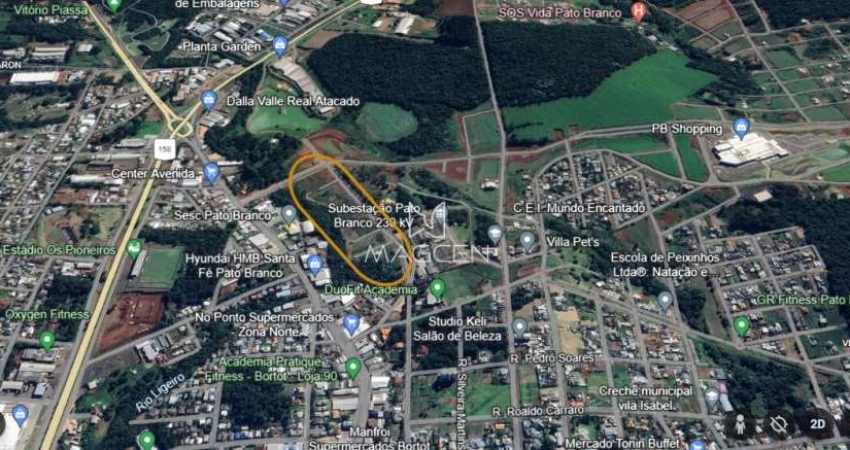 Terreno à venda na Rua Assis Brasil, Brasília, Pato Branco