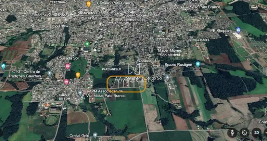 Terreno à venda na Rua Prudêncio Alves de Oliveira, Pato Brano-PR, Cadorin, Pato Branco