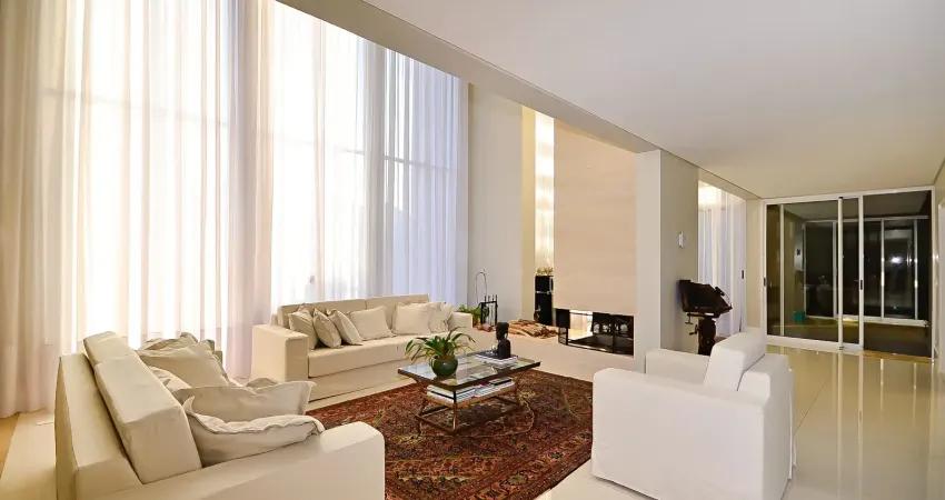 Maravilhosa casa em santa felicidade, 4 suítes, escritório, academia e espaço gourmet