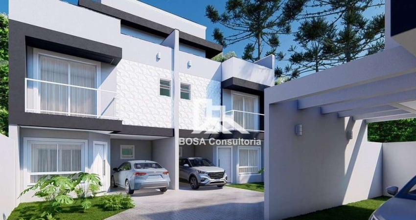 Sobrado com 3 dormitórios à venda, 120 m² por R$ 699.000 - Uberaba - Curitiba/PR