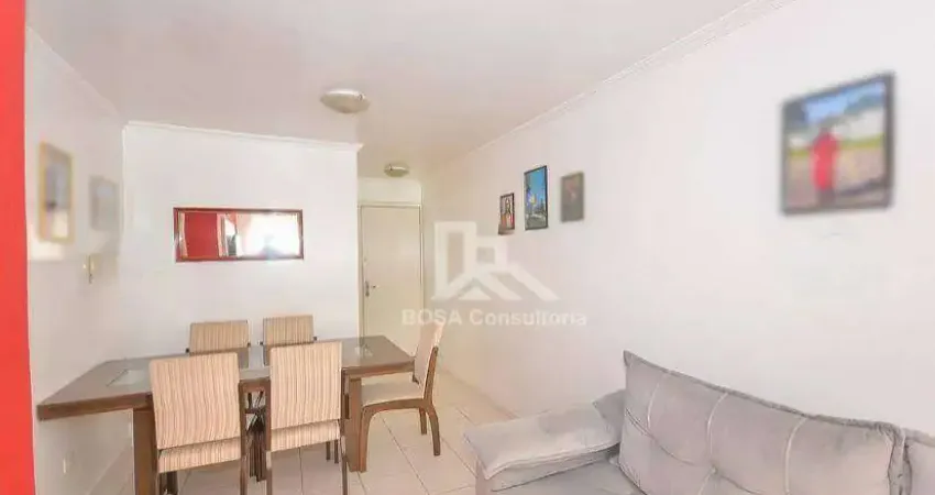 Apartamento com 3 dormitórios à venda, 63 m² por r$ 350.000 - portão - curitiba/pr