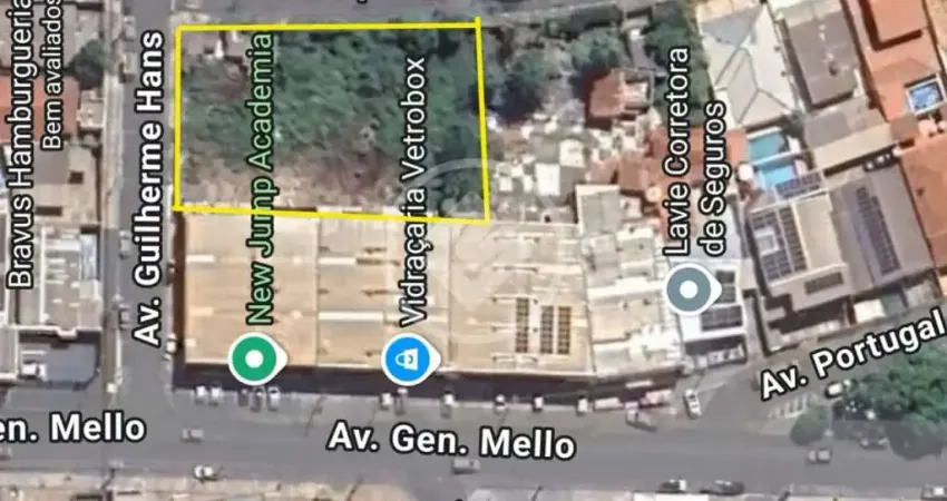 Excelente terreno comercial de 1.670m2 do lado do ice , na esquina da av. guilherme hans com av. europa, no bairro jd. tropical, cuiabá-mt, a 100 metros da general melo. codigo: 108703