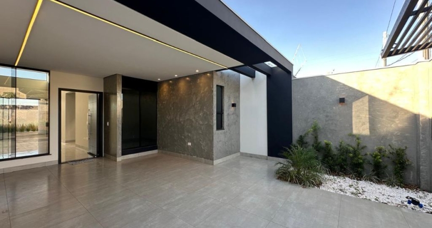 Casa  Moderna - Jardim Itália II-3 Quartos( Sendo 1 Suíte)
