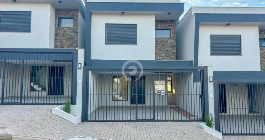 Casa à venda em novo hamburgo, petrópolis, com 3 suítes, com 113.4 m²