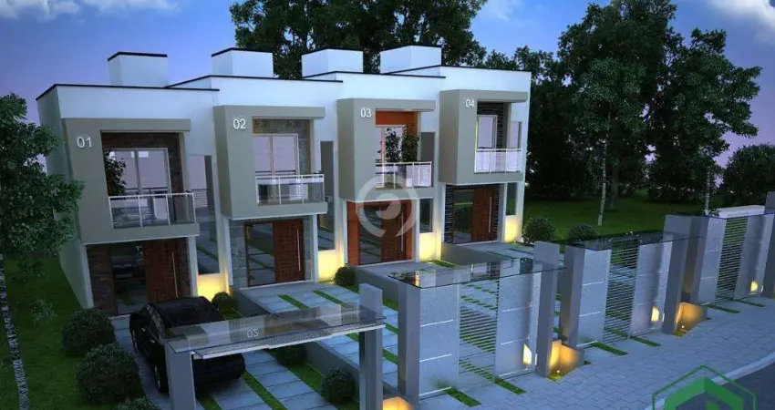 Casa à venda em Novo Hamburgo, Petrópolis, com 2 quartos, com 83.14 m²