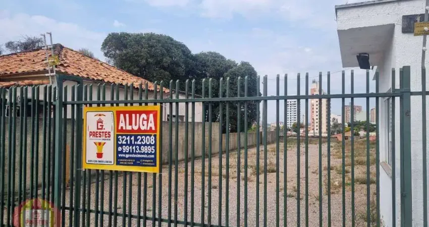Terreno para alugar, 300 m² por r$ 4.000/mês - santa terezinha - sorocaba/sp