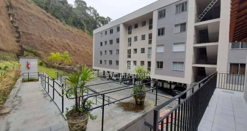 Apartamento com 2 dormitórios para alugar, 55 m² por r$ 1.593,00/mês - pimenteiras - teresópolis/rj