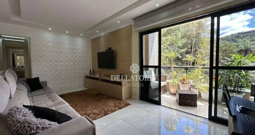 Apartamento com 2 quartos à venda, 90 m² por r$ 750.000 - várzea - teresópolis/rj