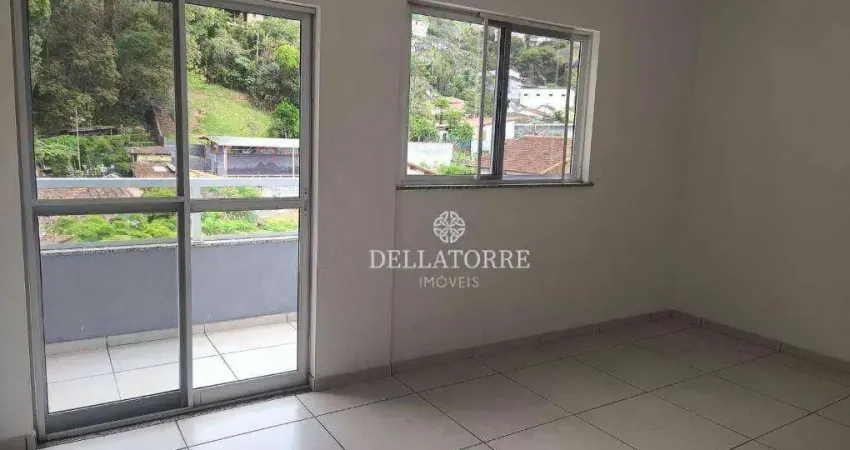 Apartamento com 2 quartos com varanda, elevador e garagem para alugar, 56 m² por r$ 1.868/mês - várzea - teresópolis/rj