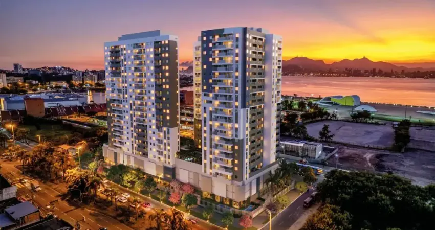 Excelente apartamento de 2 quartos com suíte e varanda no centro de niterói - rj