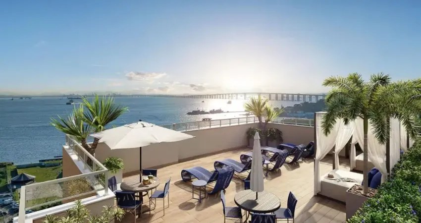 Excelente apartamento de 3 quartos com varanda, suíte, vaga e com vista para a baía de guanabara - niterói - rj