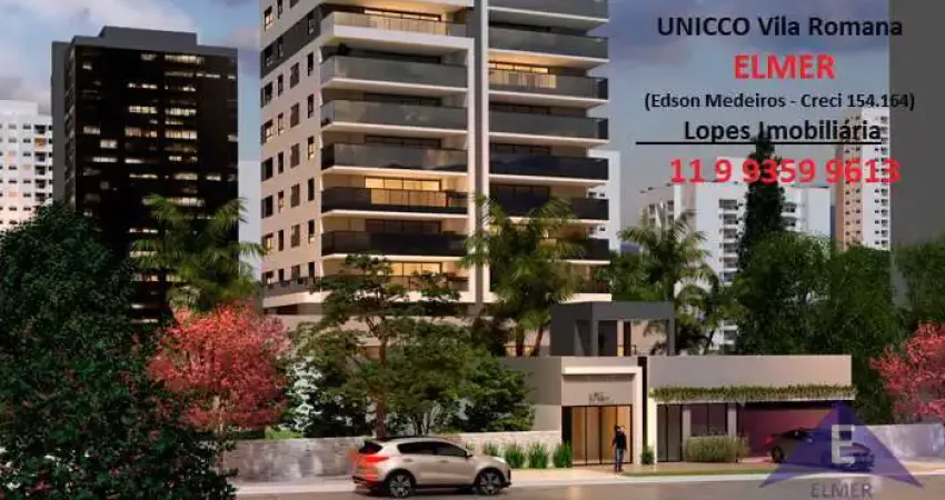 Unicco vila romana-aptos 151,17 m² - 3 suítes - 2 vagas-lazer
