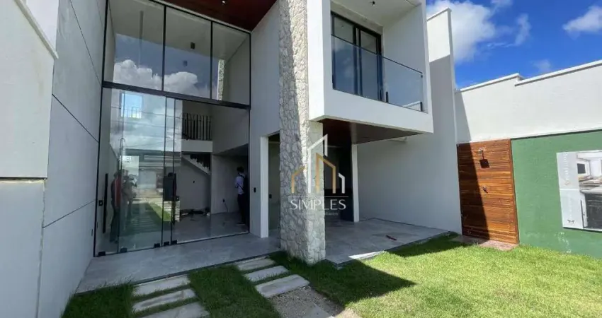 Exclusiva casa duplex com 3 suítes à venda, 135 m² por R$ 730.000 - Messejana - Fortaleza/CE