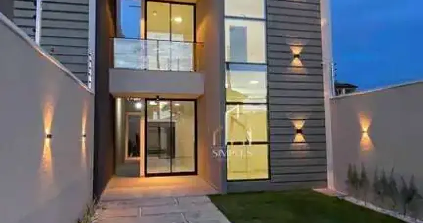 Última Unidade! Casa Duplex no Eusébio com 4 Quartos  por R$ 629.000 - Eusébio/CE