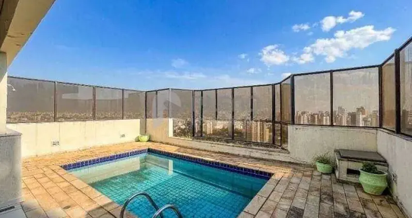 Cobertura triplex com  piscina , 4 quartos, 3 suites, 3 vagas de garagem em 331m²