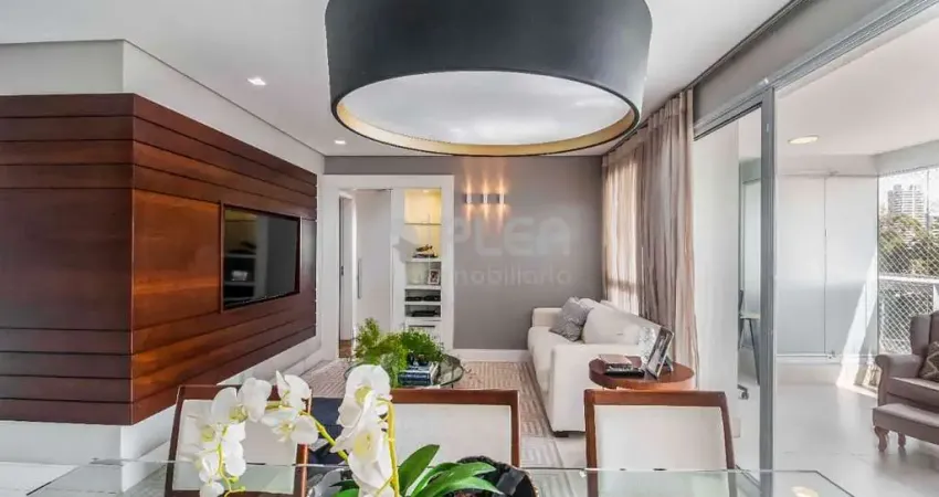 Apartamento no brooklin com 3 suítes e 2 vagas à venda, são paulo, sp