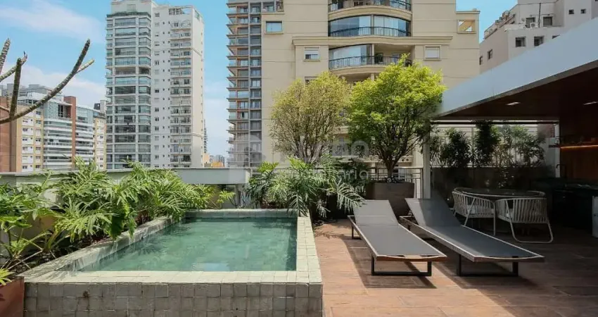 Cobertura na vila nova conceição de 213m2 com 1 suíte à venda, são paulo, sp