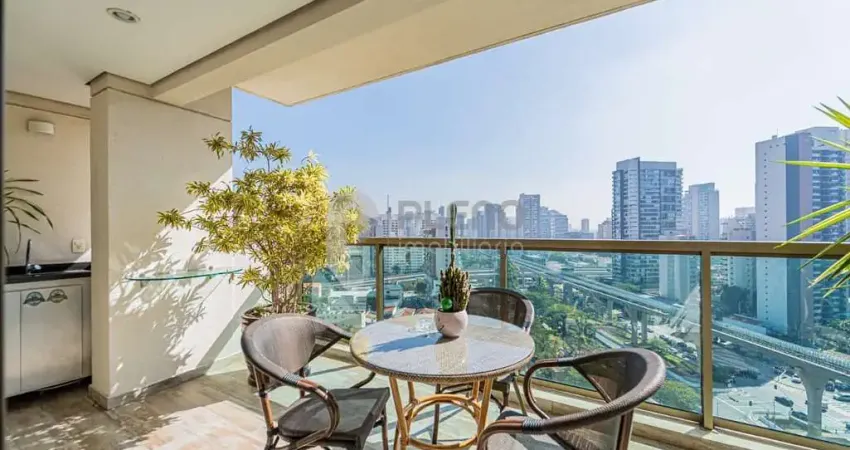 Apartamento no brooklin de 147m² com 3 suítes e 3 vagas à venda, são paulo, sp