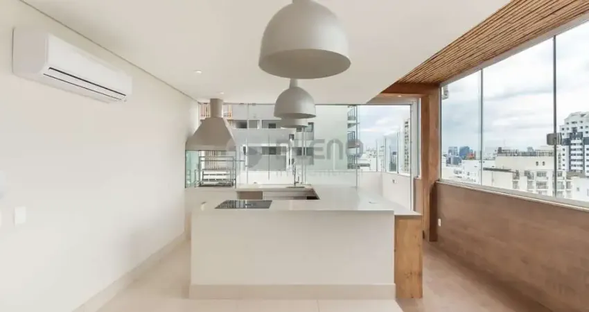 Cobertura duplex no brooklin de 264m² com 4 quartos e 2 vagas à venda, são paulo, sp