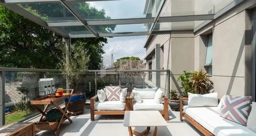 Apartamento Garden no Campo Belo de 214m² com 4 quartos, sendo 3 suítes à venda, São Paulo, SP