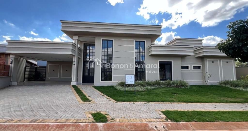 Casa térrea a venda no Condomínio Royal Garden, Parque Brasil 500, Paulínia, SP.