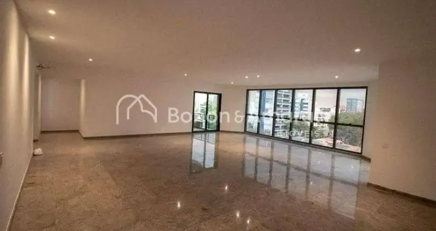 Apartamento à venda com 04 suítes, salas integradas, 03 vagas, 568 m² no cambuí.