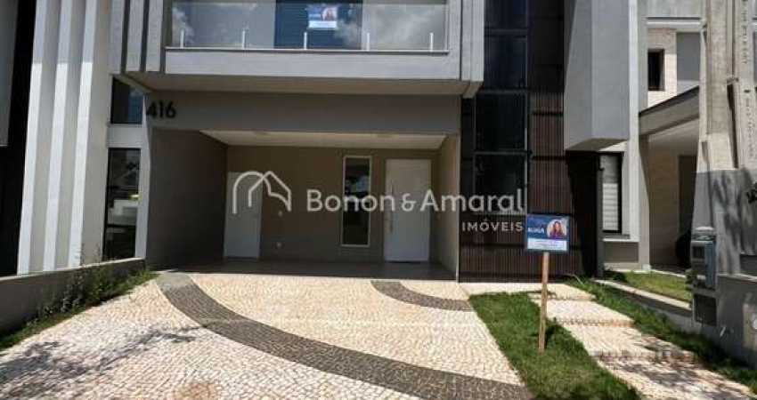 Sobrado para locação no condomínio terras da estância, vila monte alegre, paulínia.