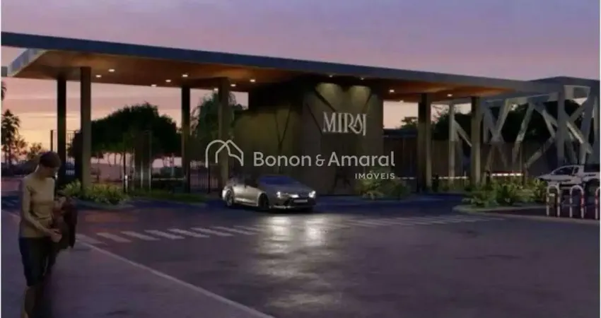 Terreno de 222m² à venda - condomínio residencial miraj no bairro são bento em paulínia/sp