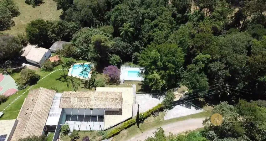 Chácara com 3 dormitórios à venda, 2500 m² por r$ 1.300.000,00 - jundiaizinho - atibaia/sp