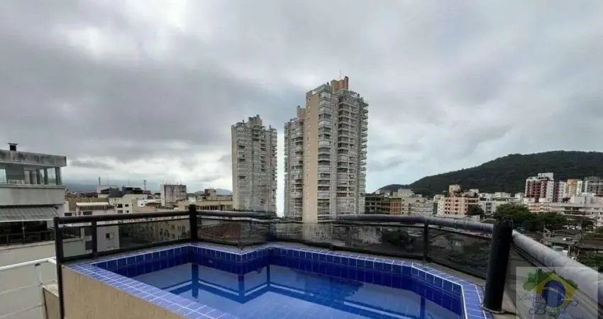 Cobertura triplex para venda em guarujá, jardim julião, 3 dormitórios, 1 suíte, 3 banheiros, 1 vaga