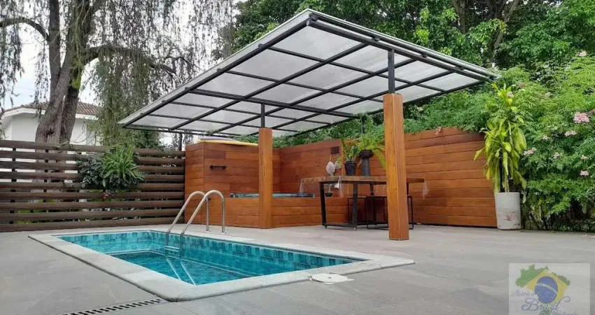 Casa alto padrão para locação, alphaville residencial 3, 4 dormitórios, 4 suítes, 6 banheiros, 4 vagas