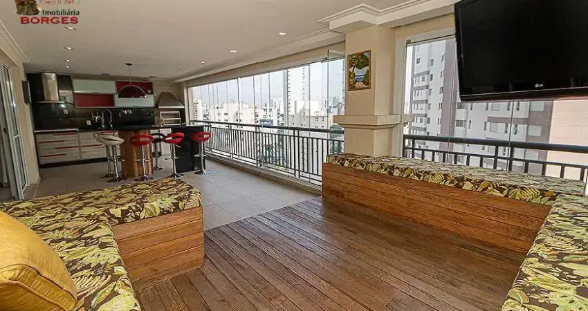 TERRAÇO GOURMET-DECORADO-AR COND.-LAZER TOTAL-PRÓXIMO METRO E SHOPPIING