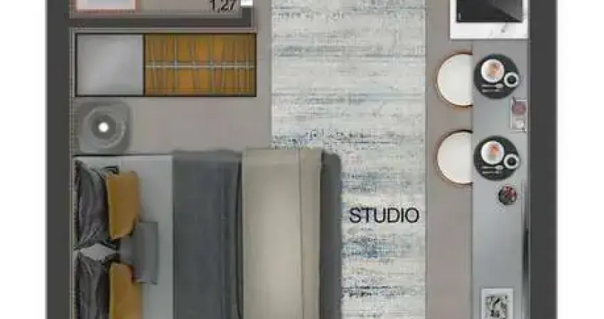 Apartamento com 1 quarto à venda na Avenida Padre Antônio José dos Santos, Brooklin, São Paulo