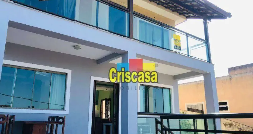 Casa com 4 dormitórios à venda, 277 m² por r$ 800.000,00 - casa grande - rio das ostras/rj