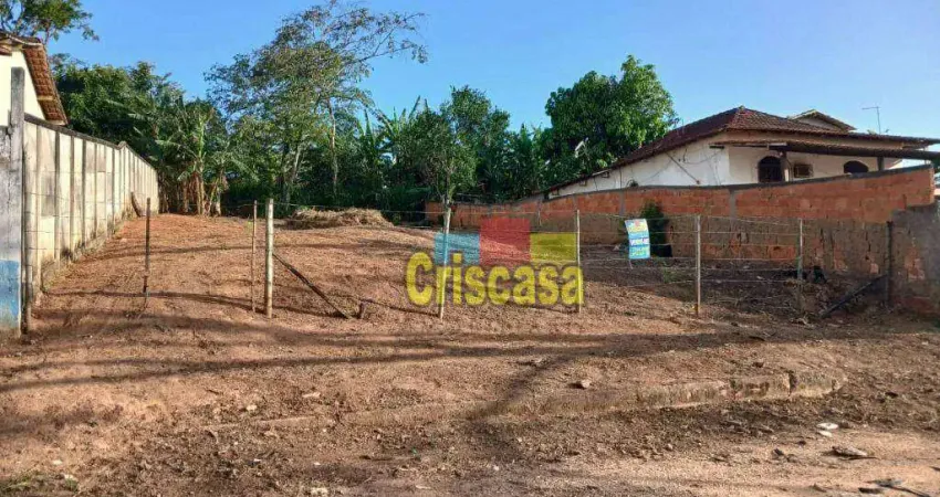 Terreno à venda, 420 m² por r$ 120.000,00 - extensão serramar - rio das ostras/rj