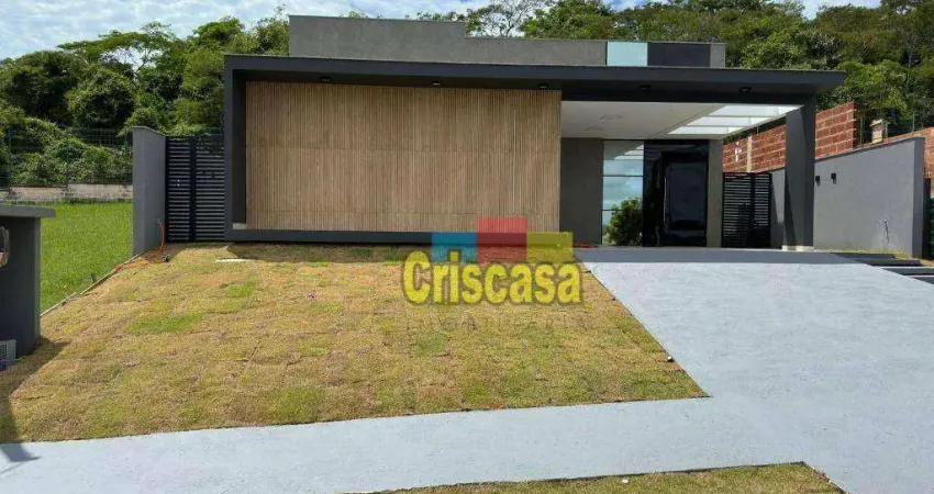 Casa com 3 dormitórios à venda, 184 m² por r$ 1.350.000,00 - alphavile 3 - rio das ostras/rj